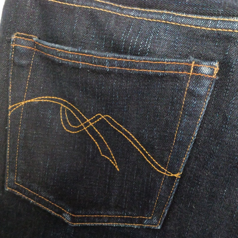 Men's Slim Straight Jeans - Dark Blue